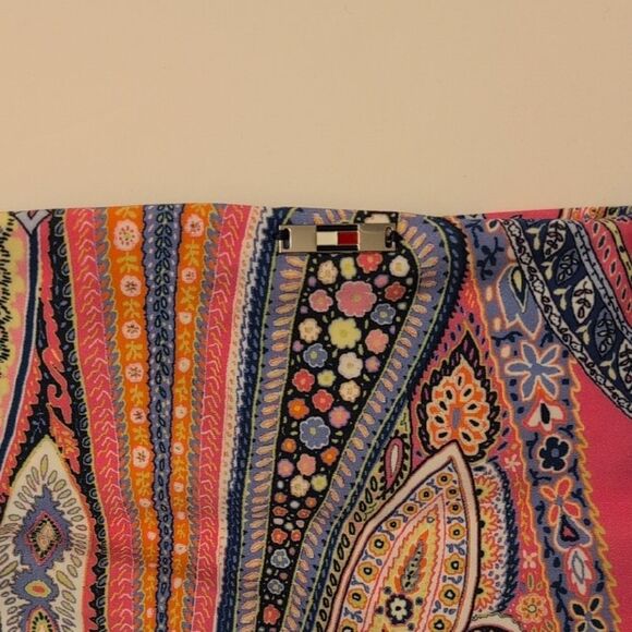 NWT Tommy Hilfiger Foldover Full Coverage Bikini Bottom Bright Paisley - Size XL - Picture 6 of 11